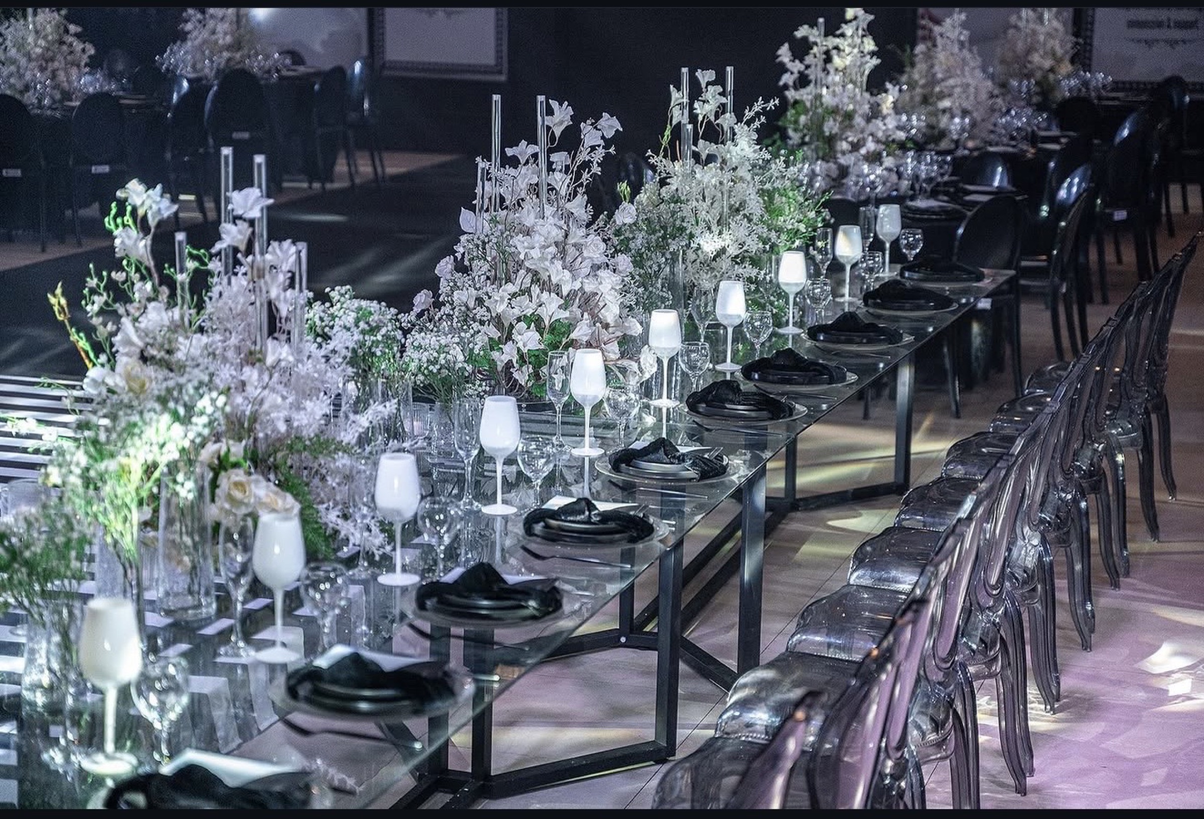 Guests celebrating at a MimiLuxe social event
